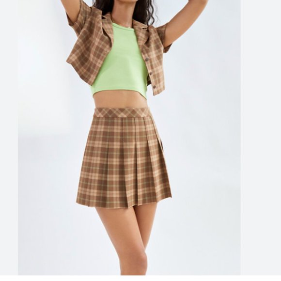 Aritzia Brown Skirt Size 0 - Picture 1 of 3